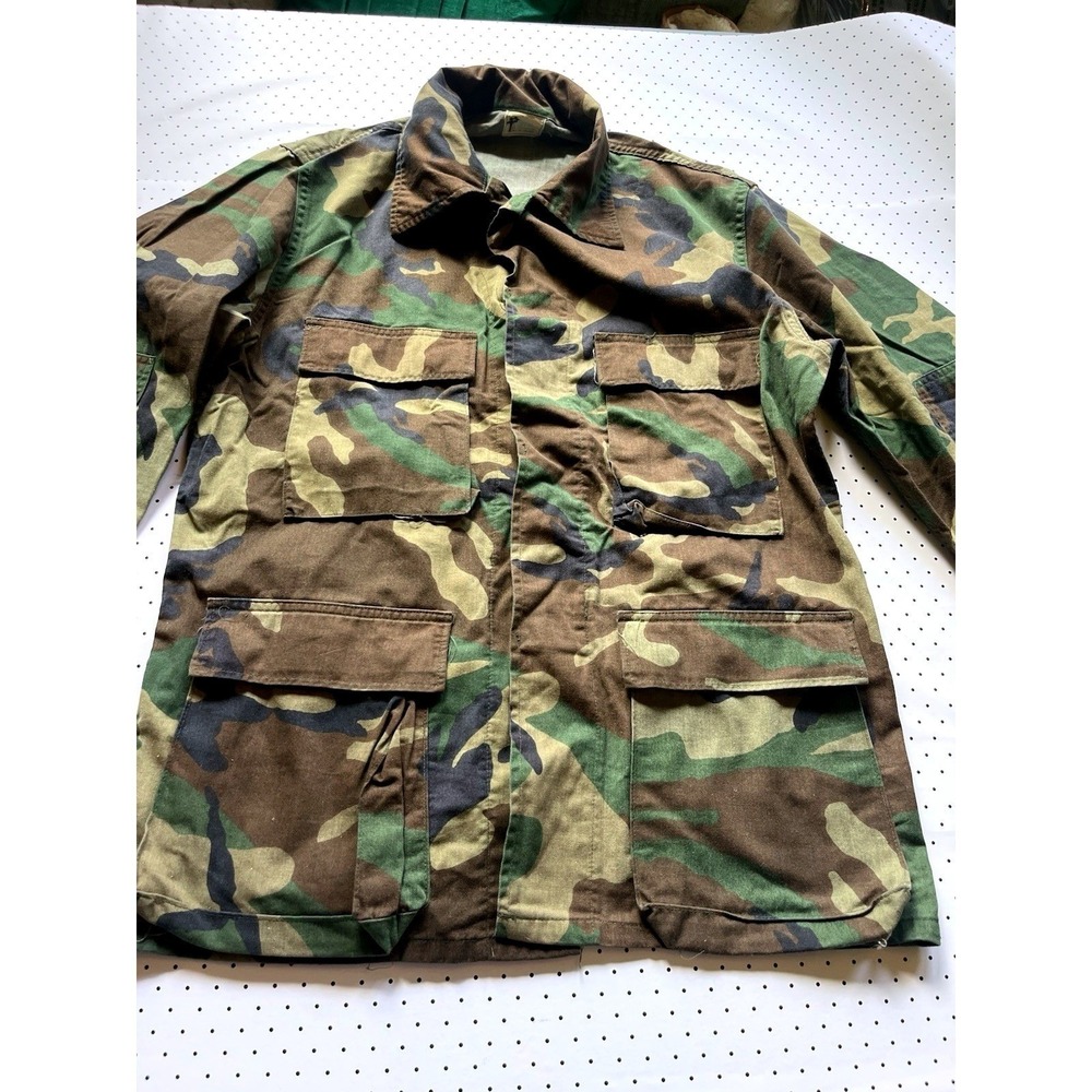 NATO Coat Hot Weather Woodland Camouflage Pattern Combat Large